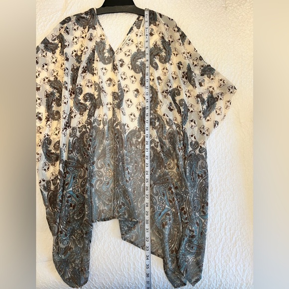 Daniel Rainn Women’s Kimono – XS/S | Paisley Print Duster - Picture 5 of 9